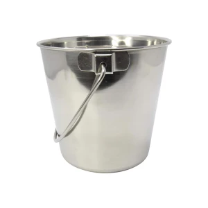 EMERALD STAINLESS STEEL 10QT 27CM BUCKET WITH HANDLE | MH-192/D/10 - Image 