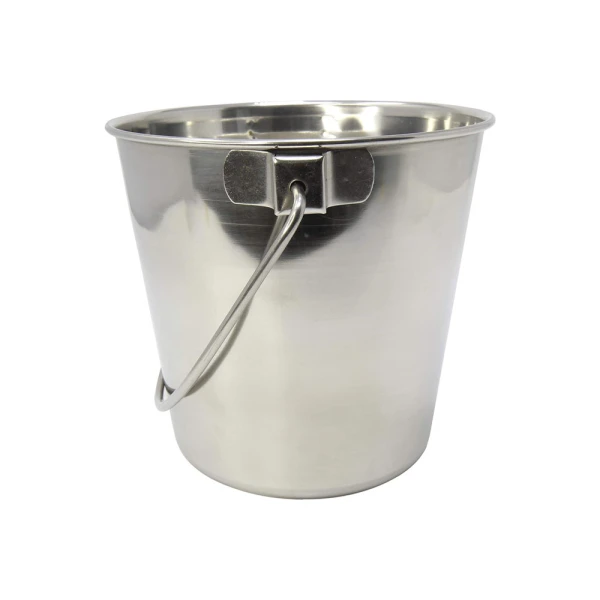 EMERALD STAINLESS STEEL 10QT 27CM BUCKET WITH HANDLE | MH-192/D/10 - Image 