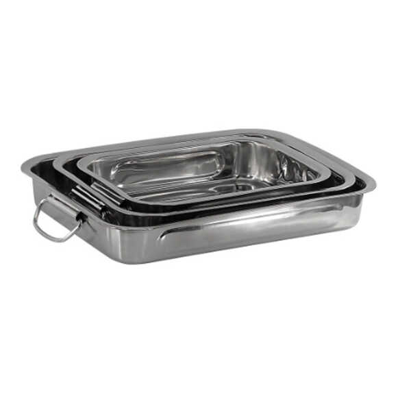 EMERALD STAINLESS STEEL ROASTING TRAY | VARIETY - Image 