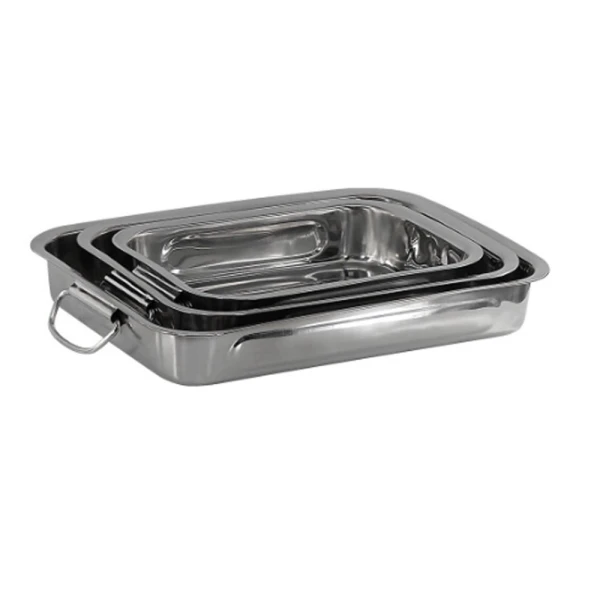 Emerald stainless steel roasting tray