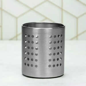 EMERALD STAINLESS STEEL CUTLERY HOLDER 12X14 CM | MH-240/B - Image 