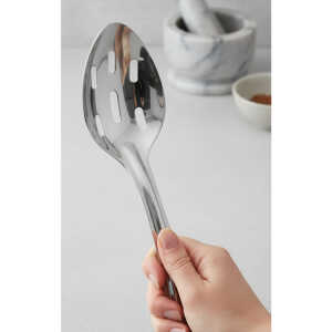 EMERALD 9" SLOTTED SERVING SPOON, SS | MH-495/9/SLP - Image 