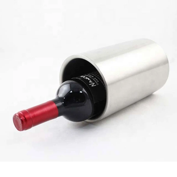 EMERALD DOUBLE WALL WINE CHILLER BUCKET 12X20CM | MH-68/A - Image 