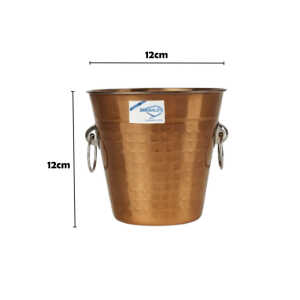 EMERALD 12CM COPPER COLORED ICE BUCKET WITH RING | MH-IB-CP12 - Image 