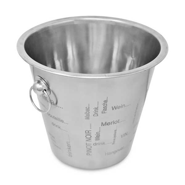 EMERALD ICE/WINE/CHAMPAGNE BUCKET WITH RINGS 22CM | MH-NEW/CH.W - Image 