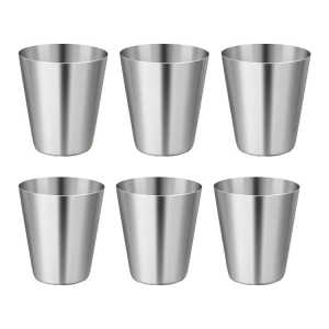 STAINLESS STEEL SHOT GLASSES