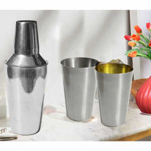 EMERALD 60ML STAINLESS STEEL SHOT GLASS SET 6 PCS  | MH-SH.GL/60 - Image 