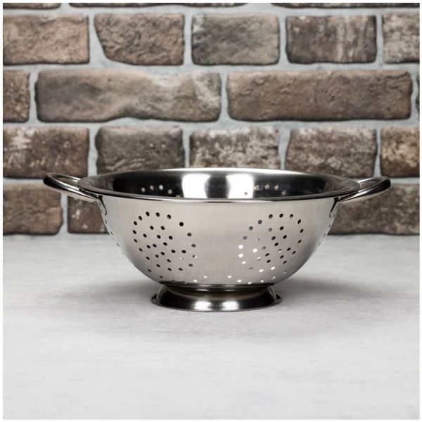 EMERALD 24CM STAINLESS STEEL COLANDER | MH-105/24 - Image 