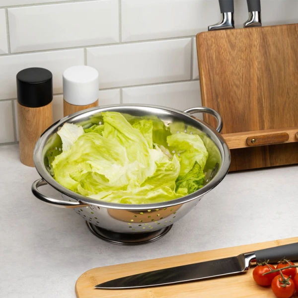 EMERALD 24CM STAINLESS STEEL COLANDER | MH-105/24 - Image 