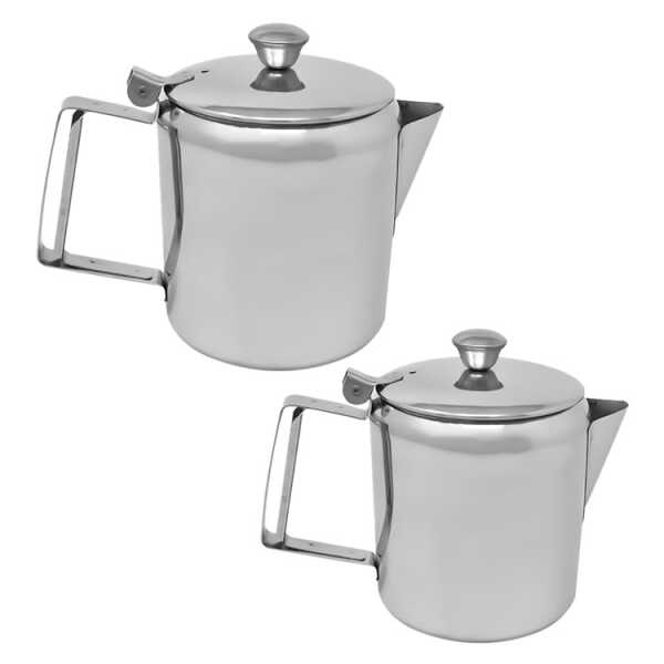 EMERALD STAINLESS STEEL TEA/COFEE POT | VARIETY - Image 1