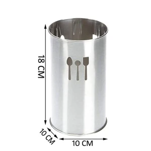 EMERALD STAINLESS STEEL CUTLERY HOLDER 10X18CM | MH-NEW/KT.HL - Image 