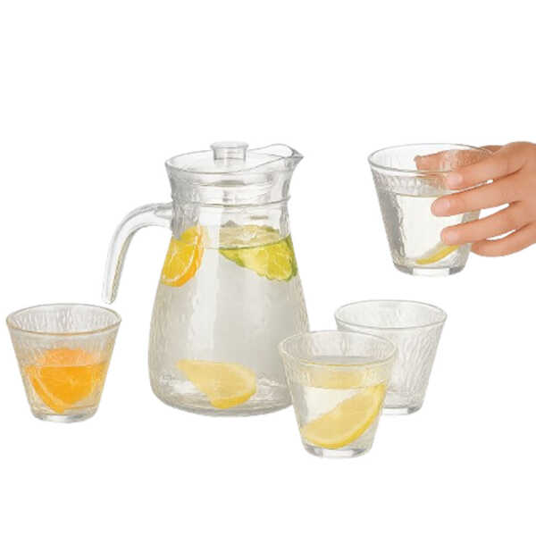 GLASS PITCHER SET