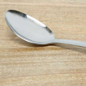 MUKHI STAINLESS STEEL SERVING SPOON 35.5X7 | MUK21262 - Image 