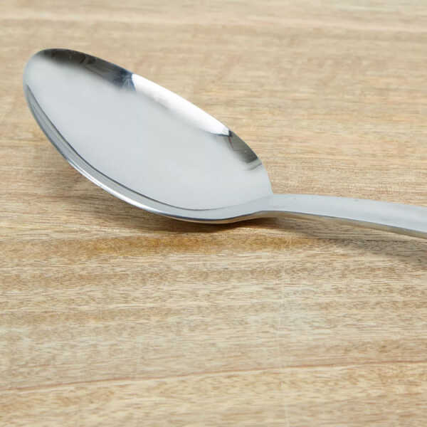 MUKHI STAINLESS STEEL SERVING SPOON 35.5X7 | MUK21262 - Image 
