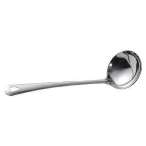 MUKHI STAINLESS STEEL SOUP LADLE 34X9CM | MUK21263 - Image 