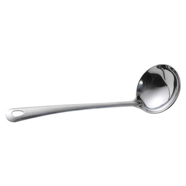 MUKHI STAINLESS STEEL SOUP LADLE 34X9CM | MUK21263 - Image 