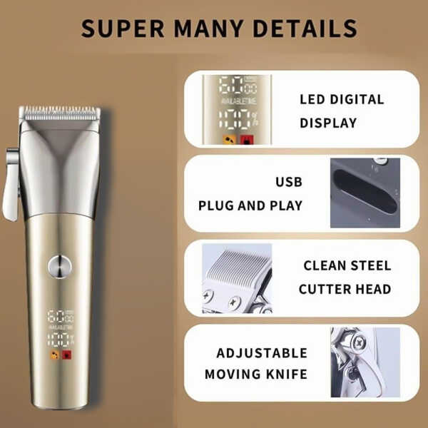 NANO TECH HAIR CUTTING MACHINE 2 TONE PRO | NT-CP656 - Image 