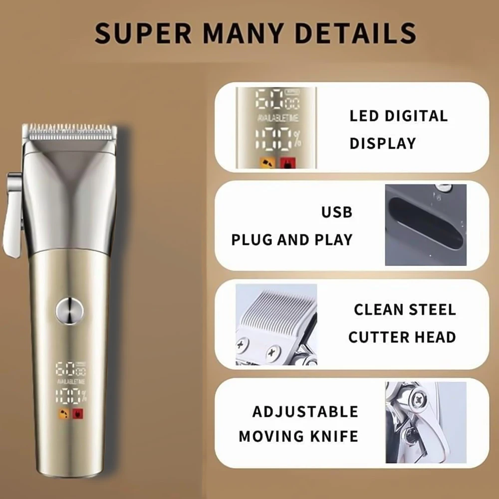 NANO TECH HAIR CUTTING MACHINE 2 TONE PRO | NT-CP656 - Image 