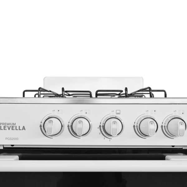 PREMIUM WHITE GAS RANGE 20" 4 BURNERS | PGS2000 - Image 