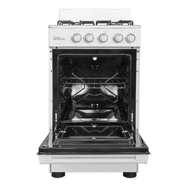 PREMIUM WHITE GAS RANGE 20" 4 BURNERS | PGS2000 - Image 