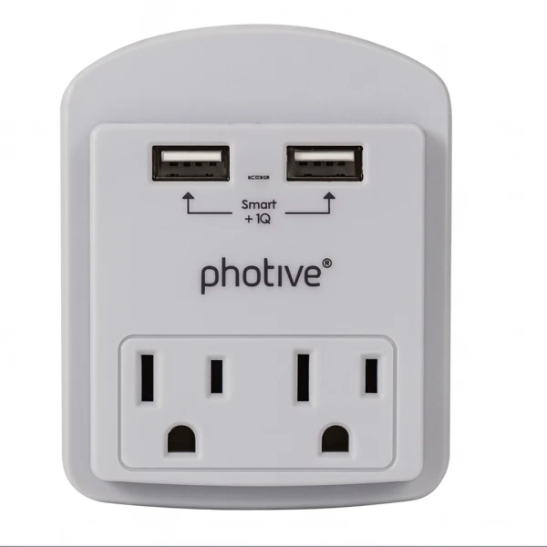 PHOTIVE COMPACT USB WALL PLUG | PHO-73529 - Image 