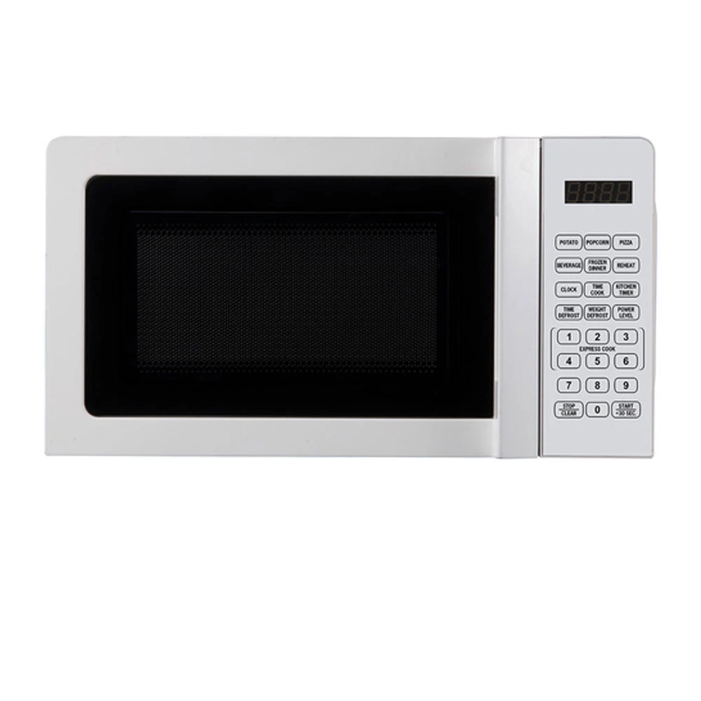 Microwave oven with digital timer and preset cooking programs