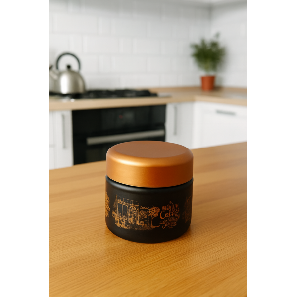 PREMIUM BLACK 330ML TOUCH JAR | S-980 - Image 