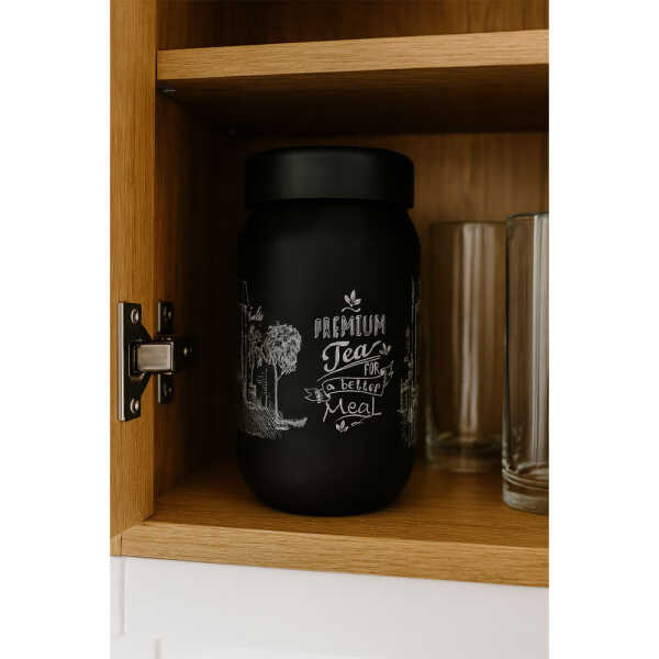 PREMIUM TOUCH 1L BLACK JAR | S-982 - Image 