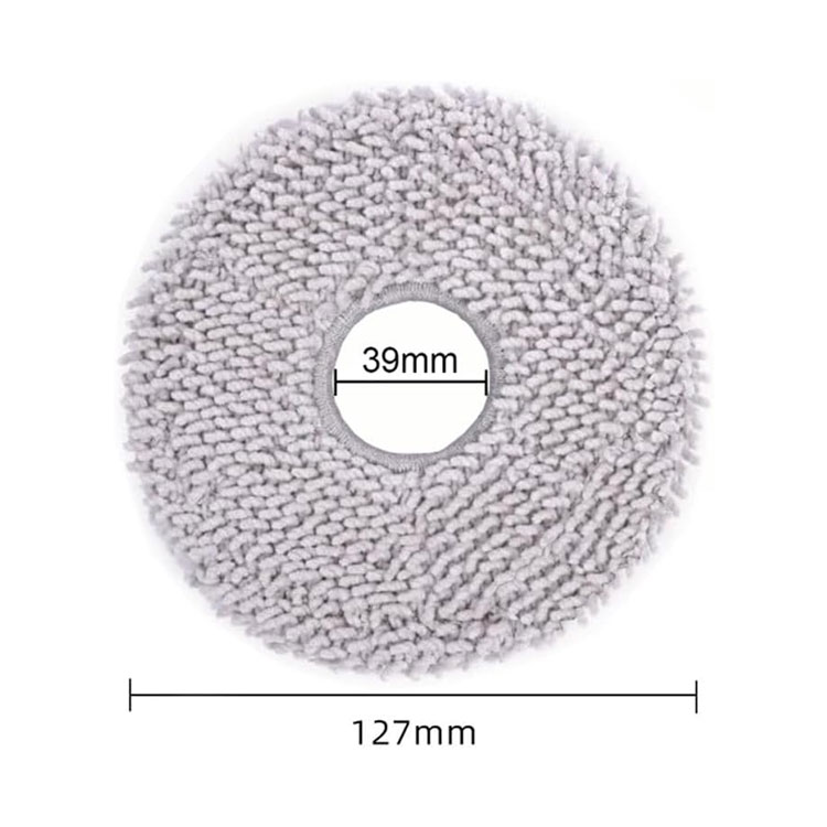 Dimensions of 127mm Electropan T20 mop pads