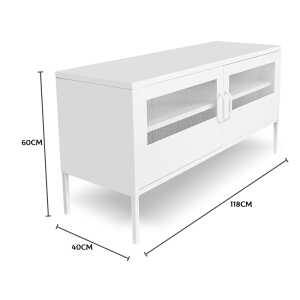 STORAGE CABINET WHITE WITH 2 DOORS | UT-HF-009 - Image 
