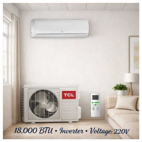 TCL 18000 BTU 220V INVERTER AIR CONDITIONER W/ WIFI | 18CSAI-XA22 - Image 