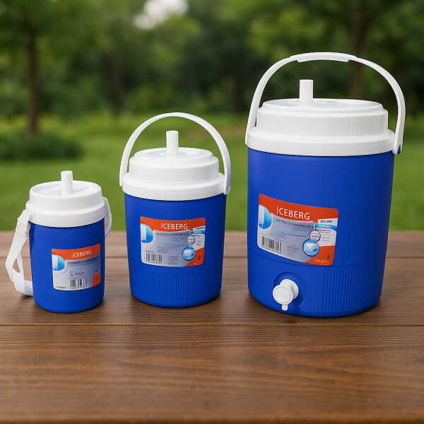 ICEBERG 3PCS INSULATED JUGS 1.25L, 2.4L & 7.57L | VARIETY - Image 