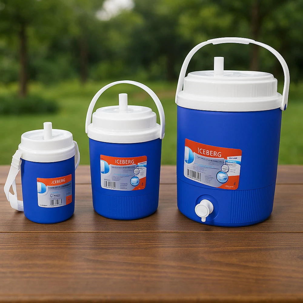 3PCS INSULATED JUGS [1.25L, 2.4L & 7.57L] 