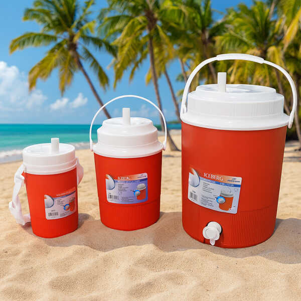ICEBERG 3PCS INSULATED JUGS 1.25L, 2.4L & 7.57L | VARIETY - Image 