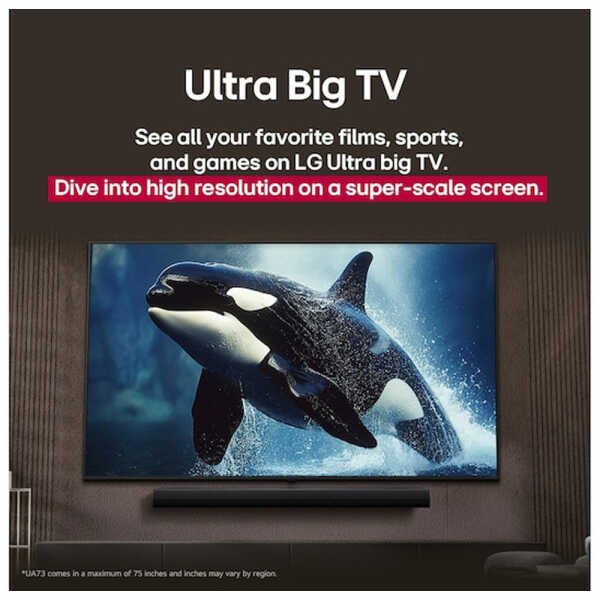 LG 50" CLASS 4K UHD W/ AI THINQ SMART TV (2025) | 50UA7300PSB.CWPJBH - Image 
