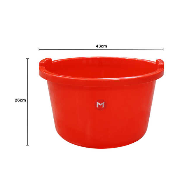 MILAN 24L PLASTIC TUB VARIOUS COLOURS | 5135 - Image 