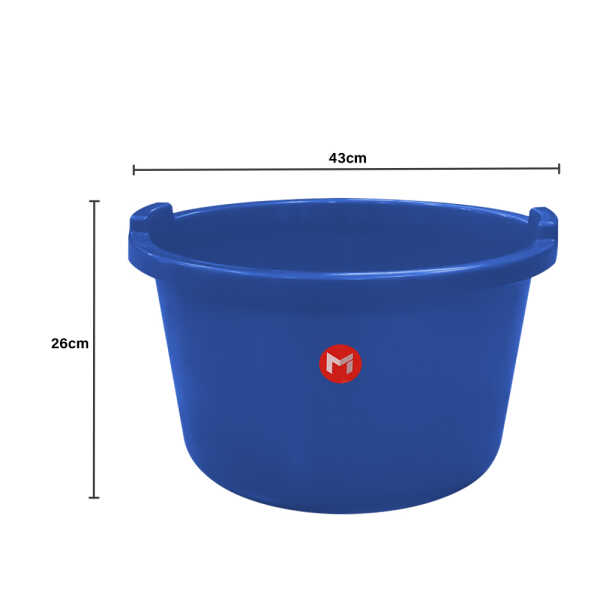 MILAN 24L PLASTIC TUB VARIOUS COLOURS | 5135 - Image 
