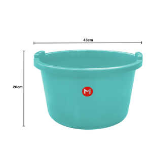 MILAN 24L PLASTIC TUB VARIOUS COLOURS | 5135 - Image 