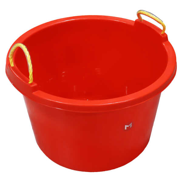 MILAN 42L PLASTIC TUB W/ NYLON ROPE HANDLE | 5146 - Image 