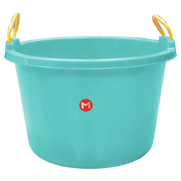 MILAN 42L PLASTIC TUB W/ NYLON ROPE HANDLE | 5146 - Image 