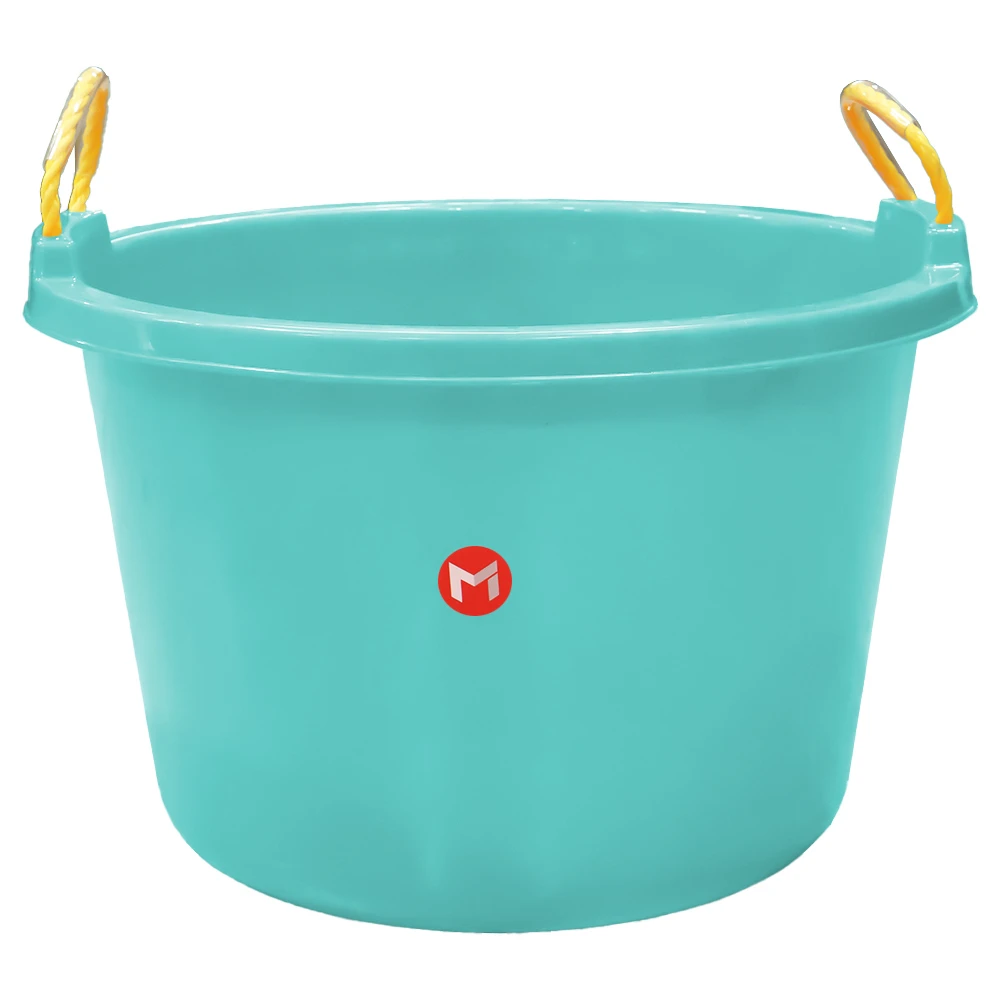 MILAN 42L PLASTIC TUB W/ NYLON ROPE HANDLE | 5146 - Image