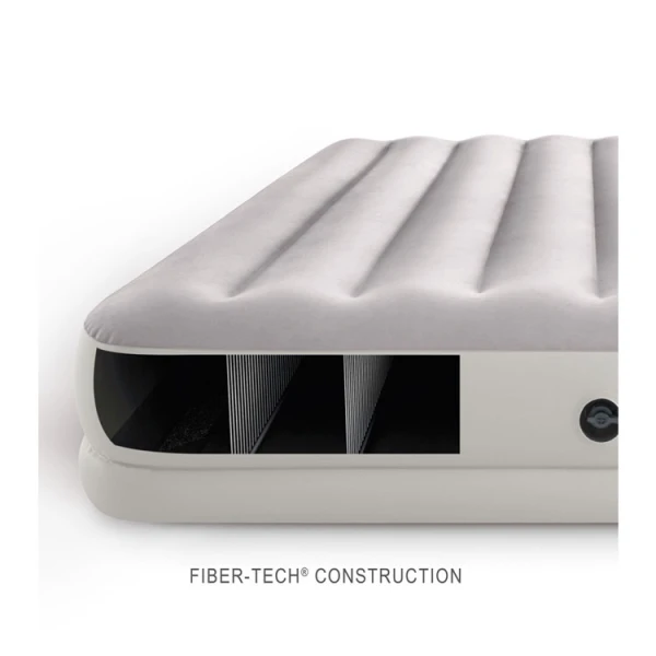 INTEX TWIN DURA-BEAM PRESTIGE MID-RISE AIRBED W/USB | 64177 - Image 