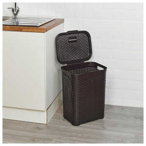 RATTAN SMALL SIZE LAUNDRY BASKET | 778 - Image 
