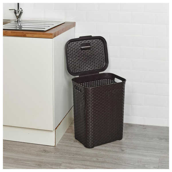 RATTAN SMALL SIZE LAUNDRY BASKET | 778 - Image 