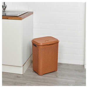 RATTAN SMALL SIZE LAUNDRY BASKET | 778 - Image 