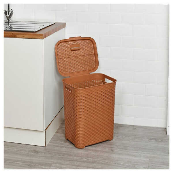 RATTAN SMALL SIZE LAUNDRY BASKET | 778 - Image 