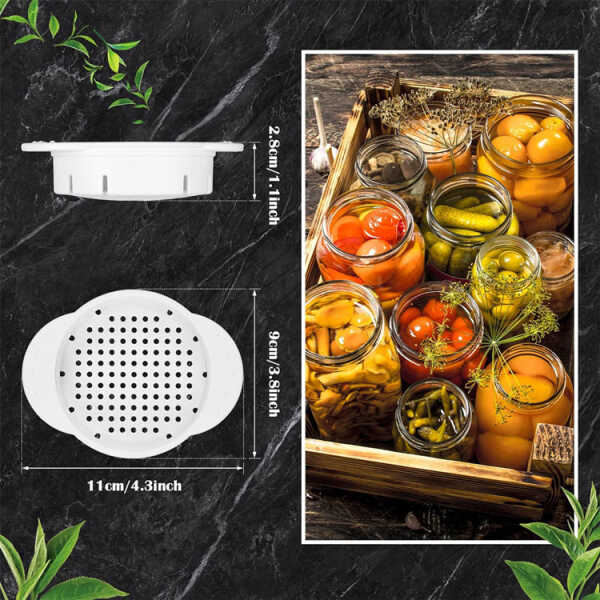 MINI PLASTIC WHITE CAN STRAINER | 82969 - Image 