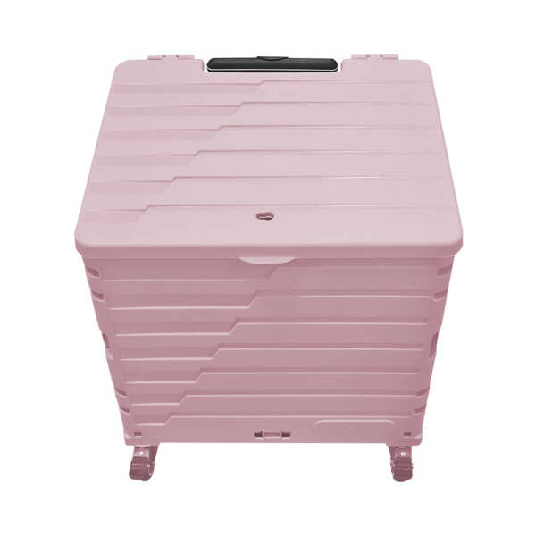 PLASTIC ORGANIZER WITH WHEELS, LID & HANDLE | 86134 - Image 