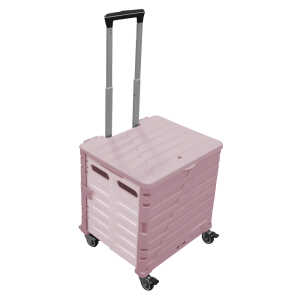 PLASTIC ORGANIZER WITH WHEELS, LID & HANDLE | 86134 - Image 