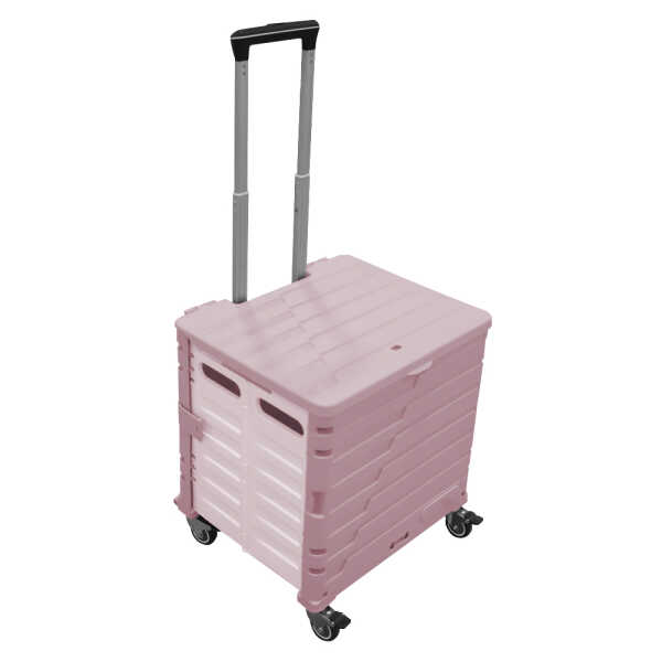 PLASTIC ORGANIZER WITH WHEELS, LID & HANDLE | 86134 - Image 